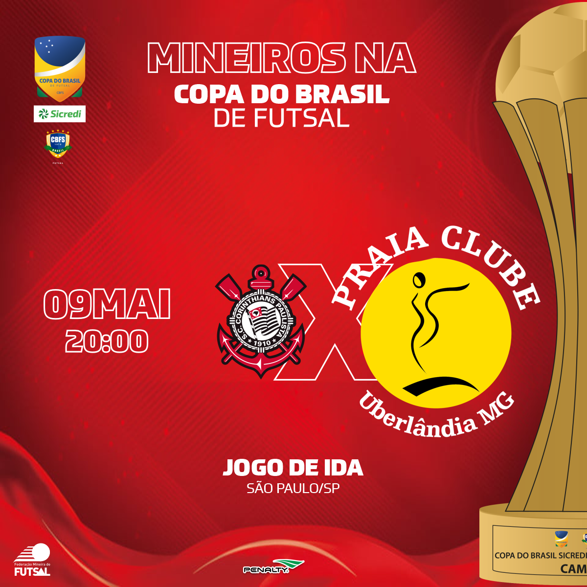 TV CBFS - Destaque do jogo de ida da final da Copa do Brasil Sicredi